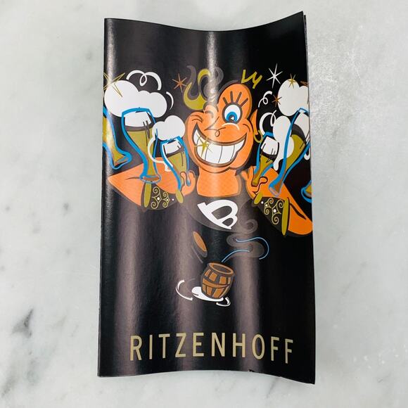 RITZENHOFF Beer Glass w Coasters LAURENCE GARTEL 2007 King Crown 1020091 EUC - Picture 12 of 12